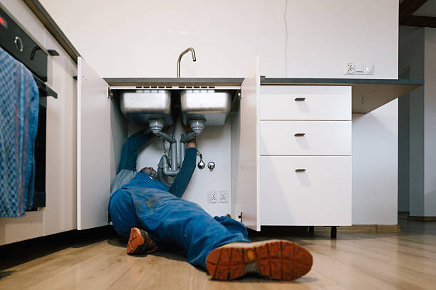 Professional Plumbing technician working in New Century, KS
